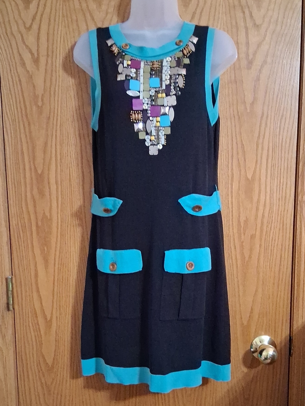 Vintage nanette lepore knit dress, size L